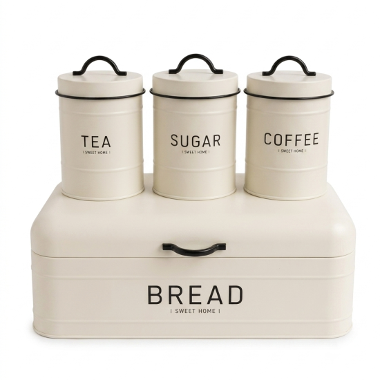 Metal Jar Set - 4 Pcs
